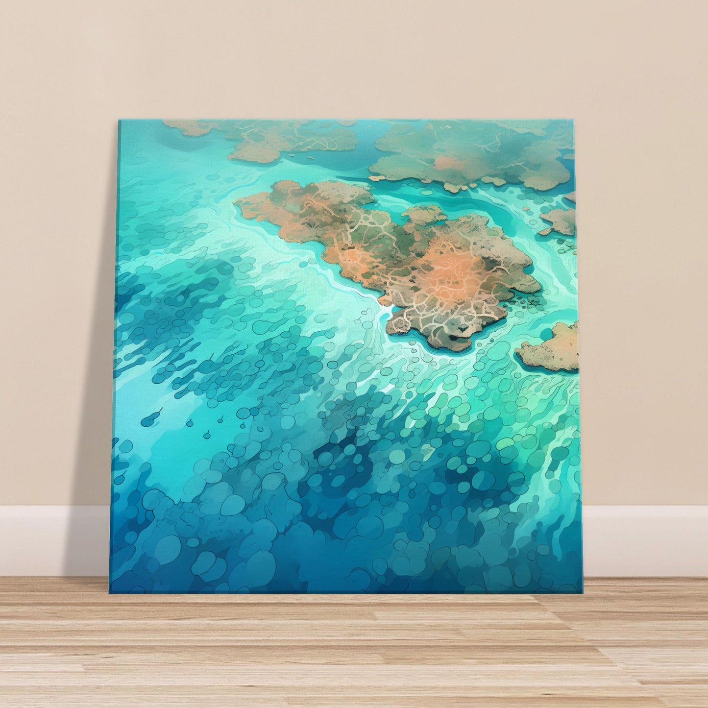 Aqua Archipelago 1 - Coral Reef Magic - Wall Art