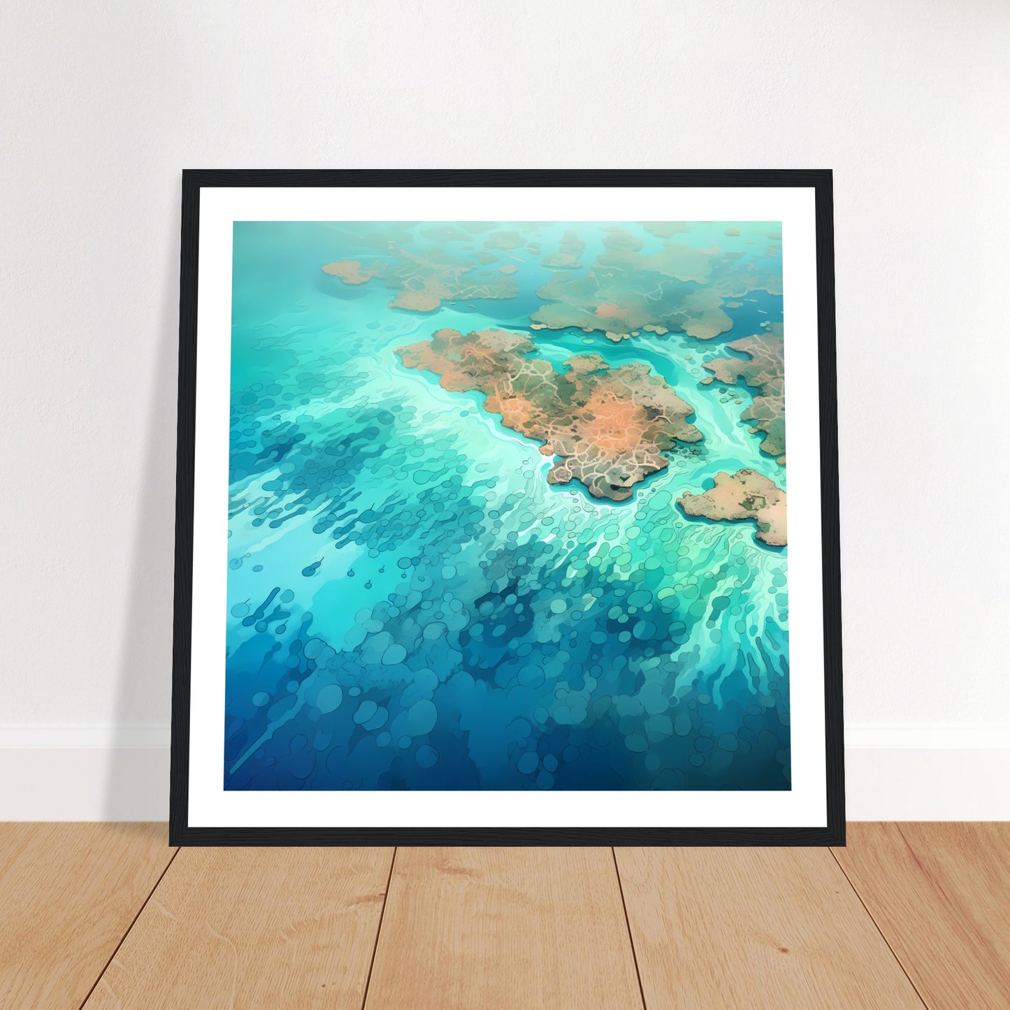 Aqua Archipelago 1 - Coral Reef Magic - Wall Art