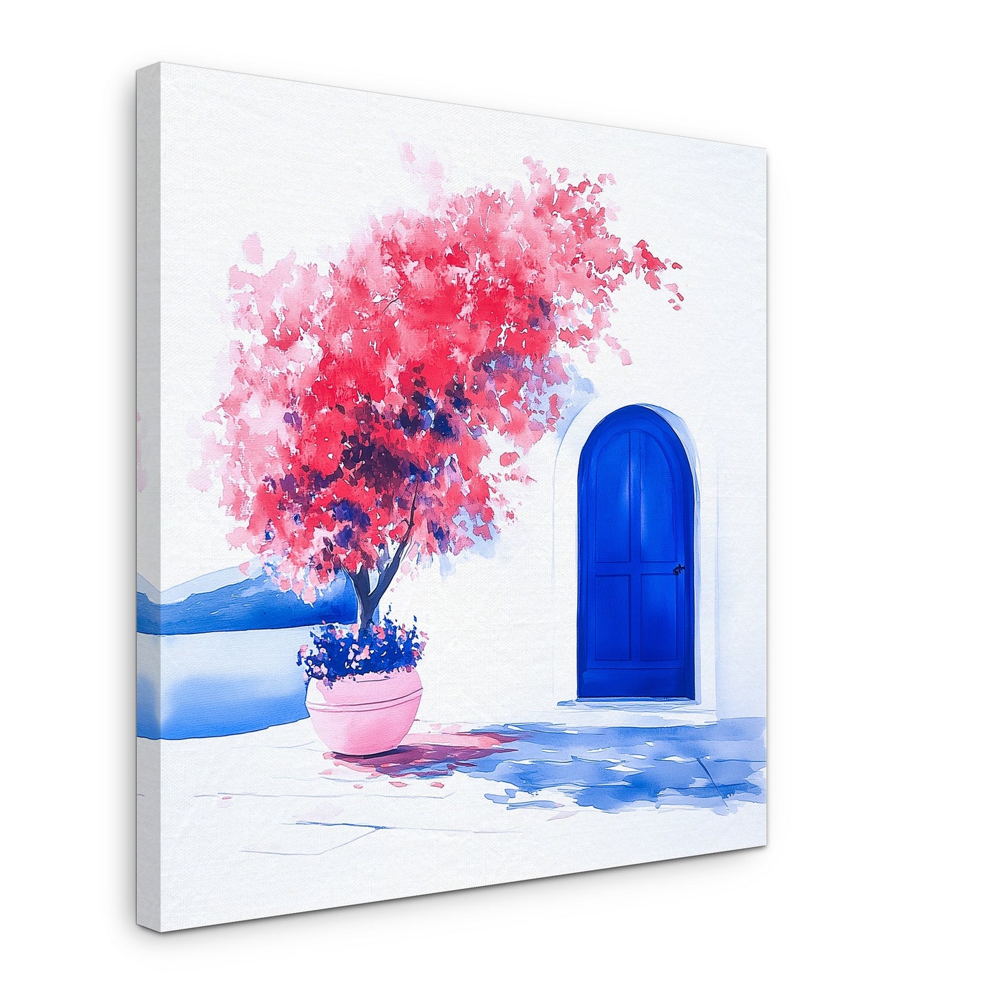 The Blue Door - Canvas print
