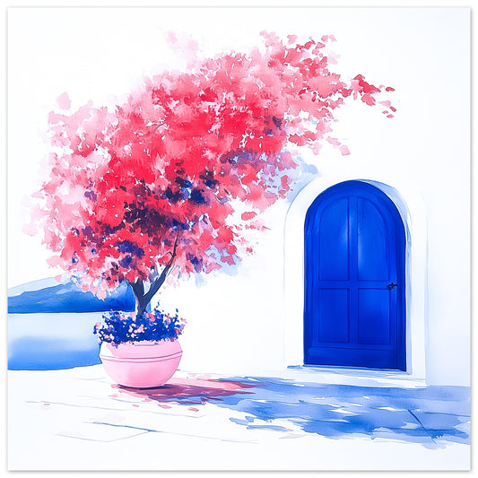 The Blue Door - Art print