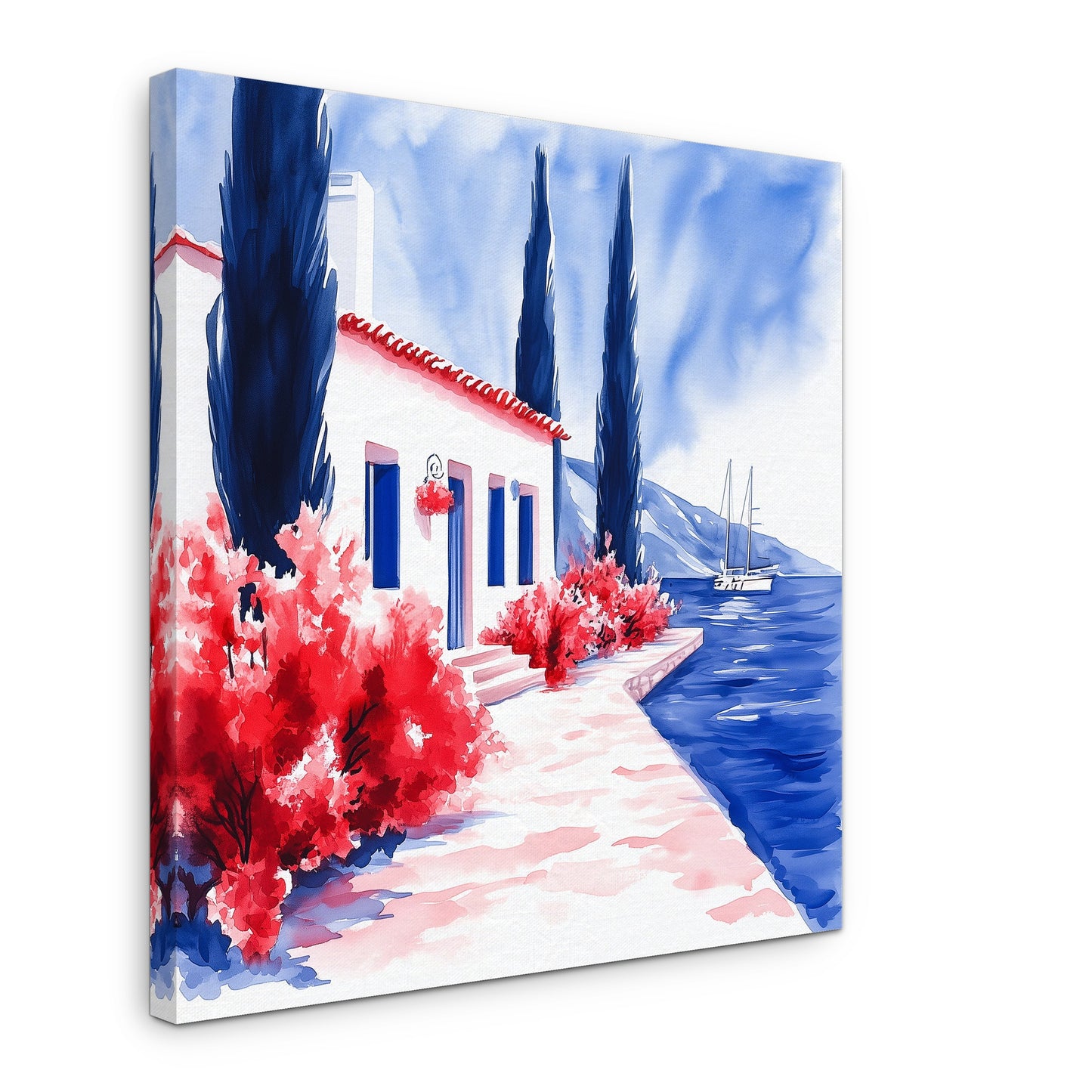 The House by the Water - Canvas print