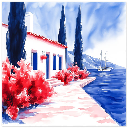 The House by the Water - Art print