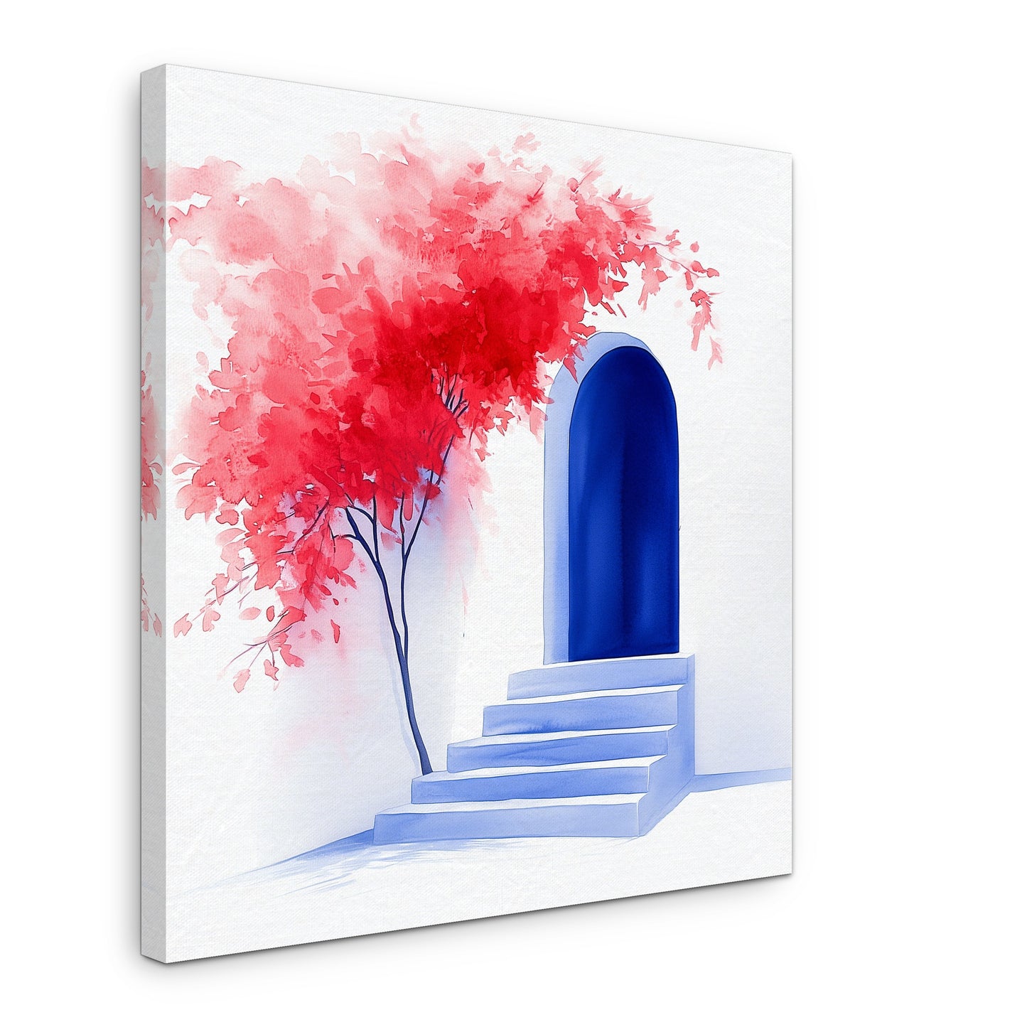 The Blue Ascent - Canvas print