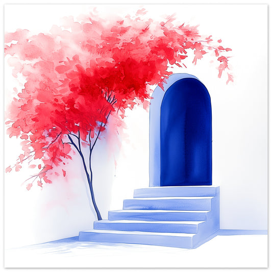 The Blue Ascent - Art print