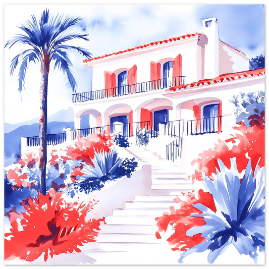The Villa - Art print
