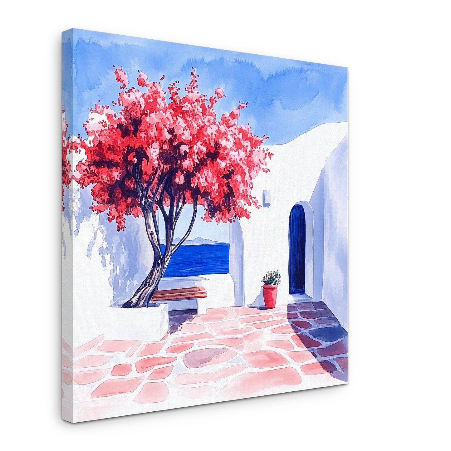 The Courtyard - Canvas print