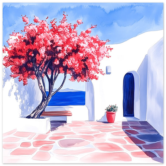 The Courtyard - Art print