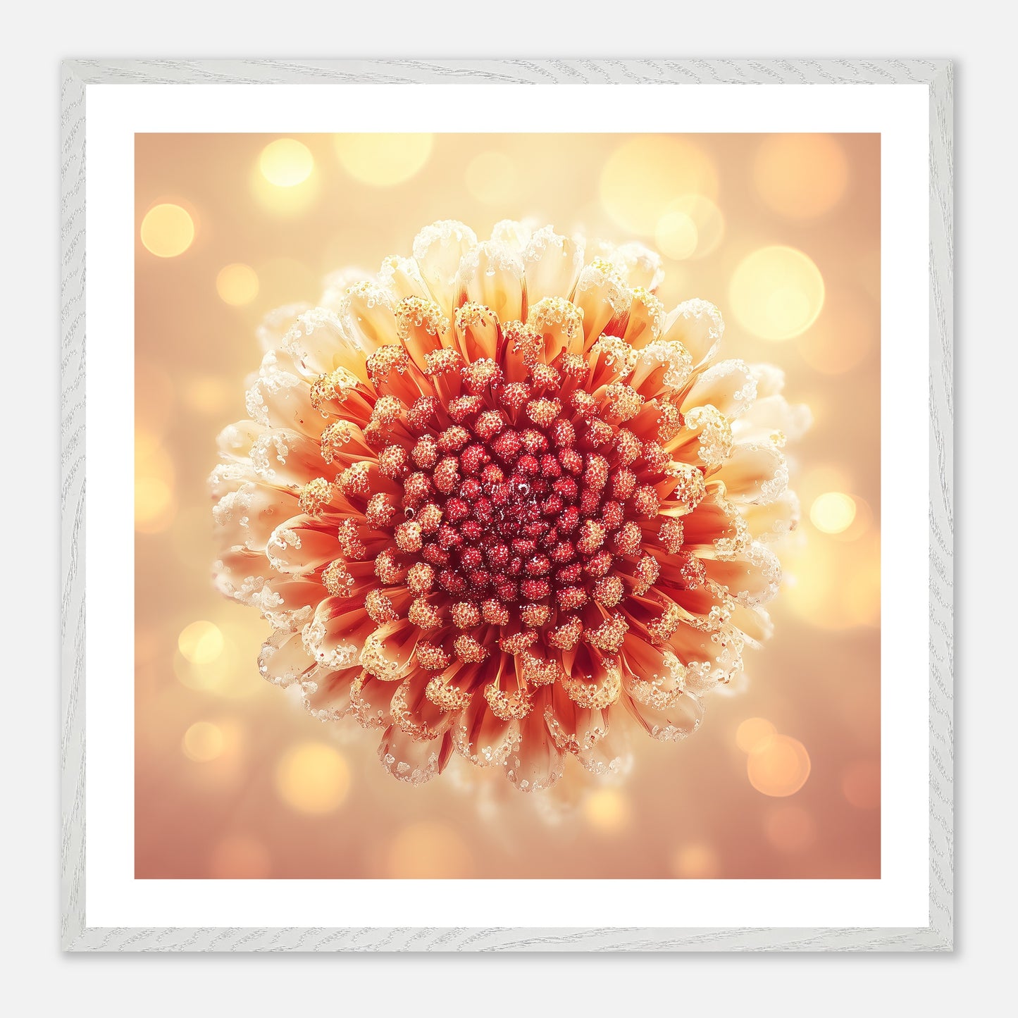 The Crown - Art print in white frame