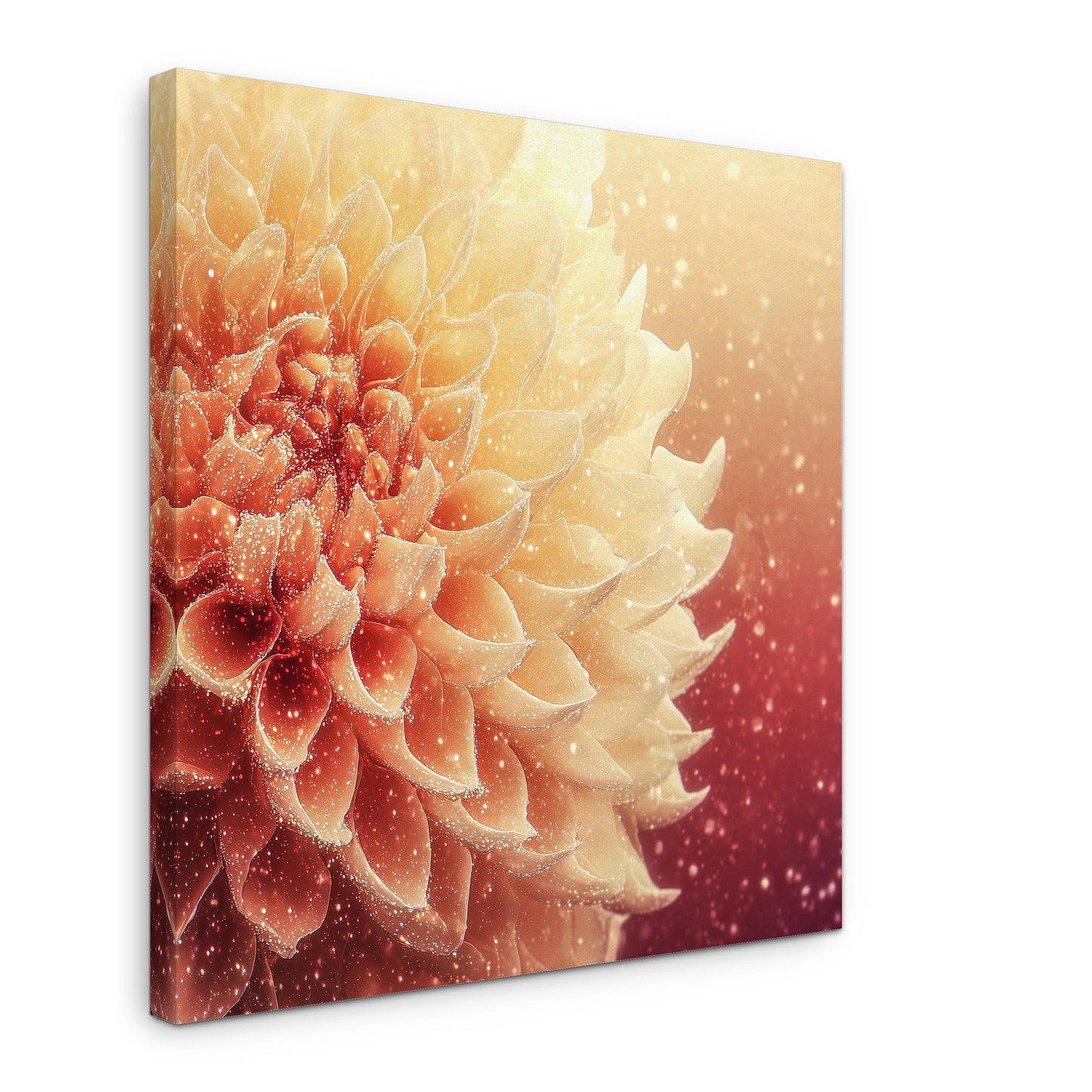 Petal Shimmer - Canvas print