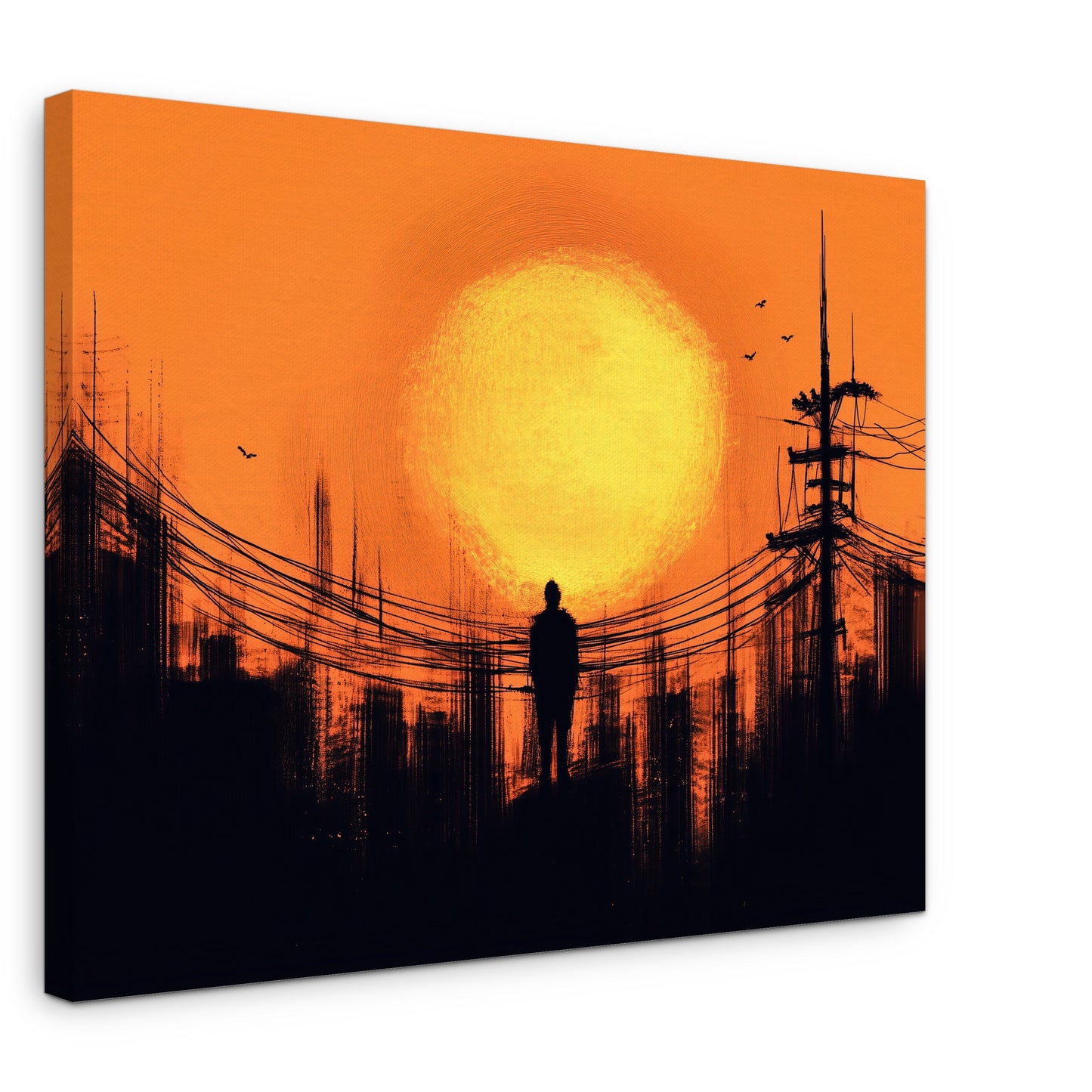 Facing the Furnace - Canvas print