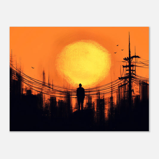 Facing the Furnace - Art print