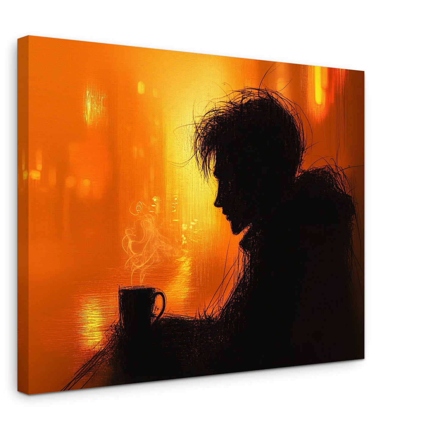 The Last Cup - Canvas print