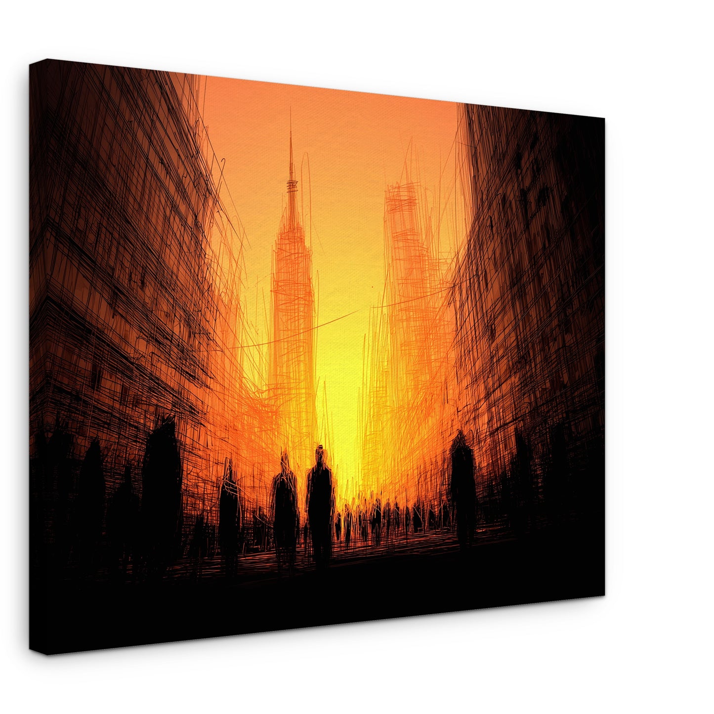 Toward The Glare - Canvas print