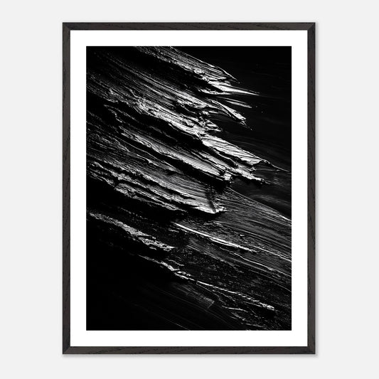 Subterranean Flow - Art print in black frame