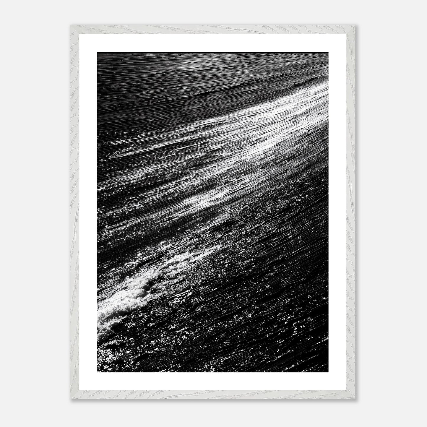 Fractured Light - Art print in white frame