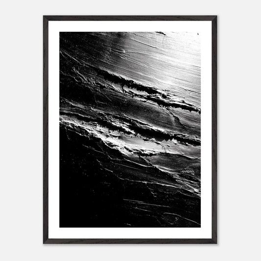 Genesis Ground - Art print in black frame