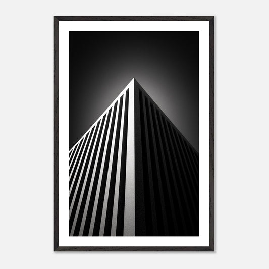 Facade Pattern - Art print in black frame