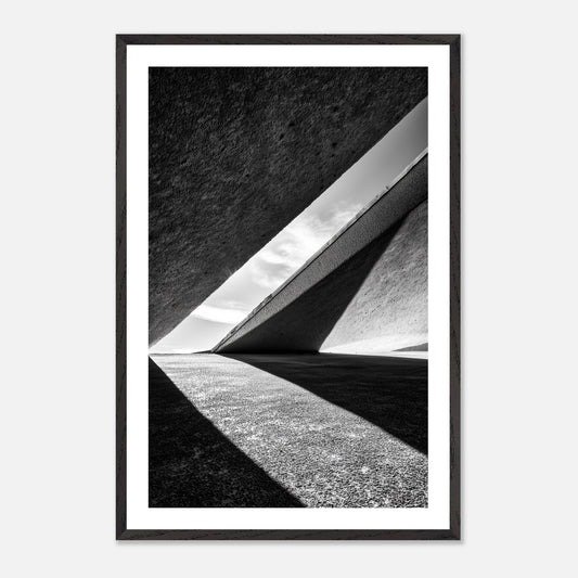 Portal Slit - Art print in black frame