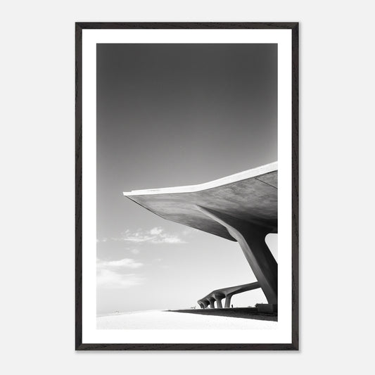 Wing Peak - Art print in black frame