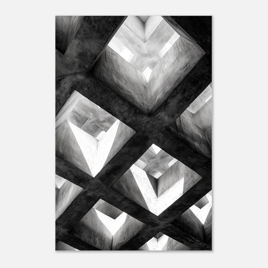 Concrete Grid - Art print