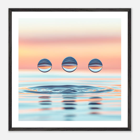 The Triad - Art print in black frame