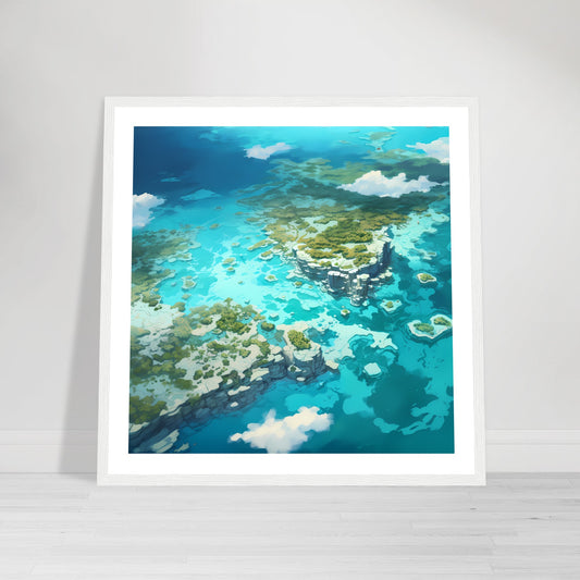 Atoll Aura - Coral Reef Magic - Wall Art