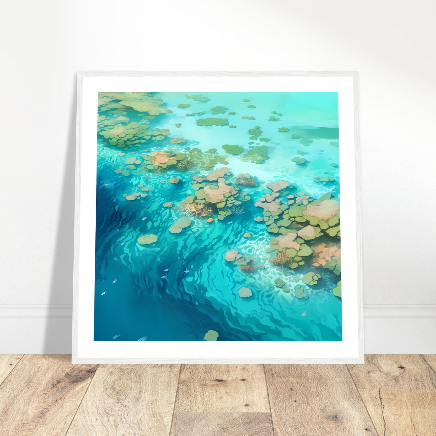 Coral Cartography - Coral Reef Magic - Wall Art