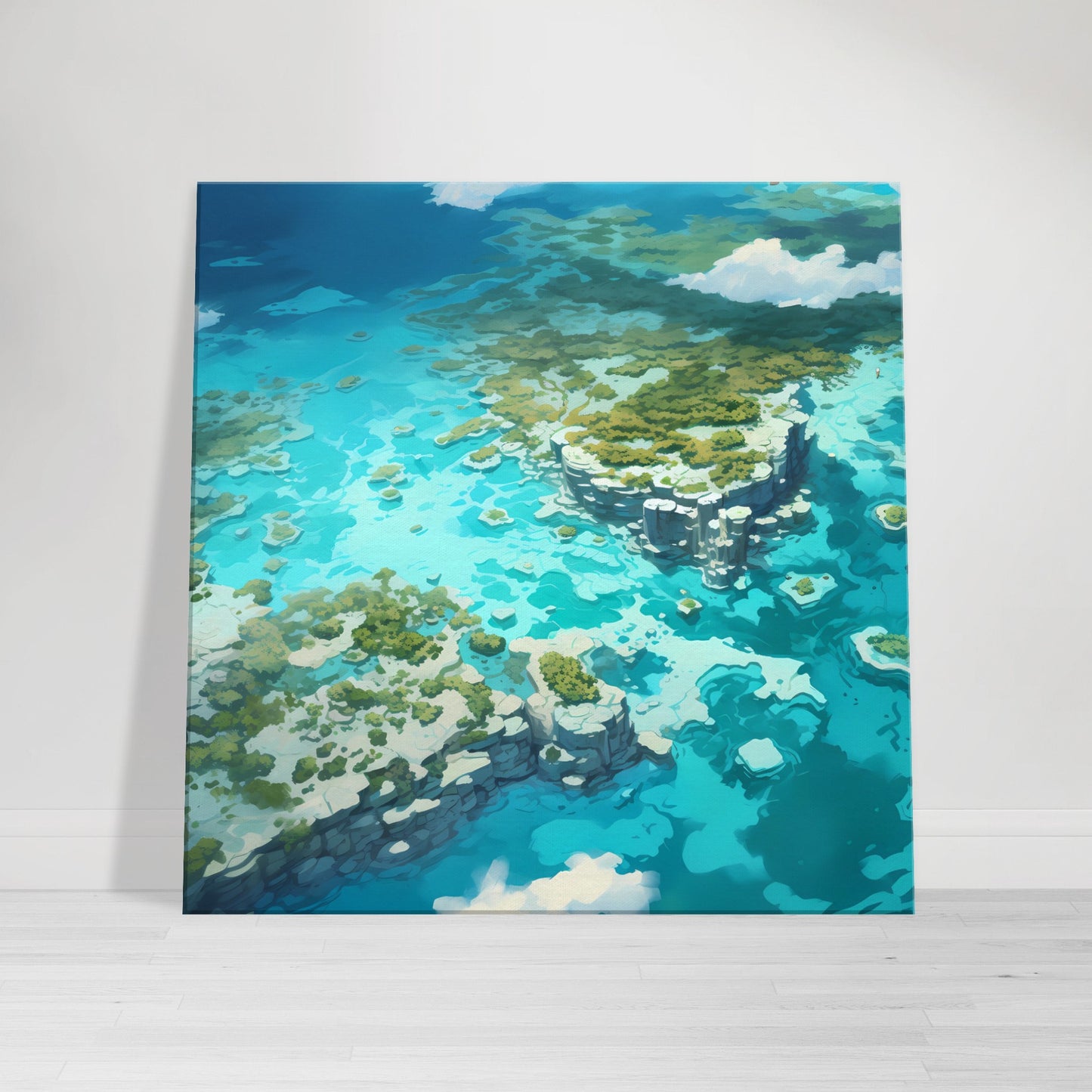 Atoll Aura - Coral Reef Magic - Wall Art