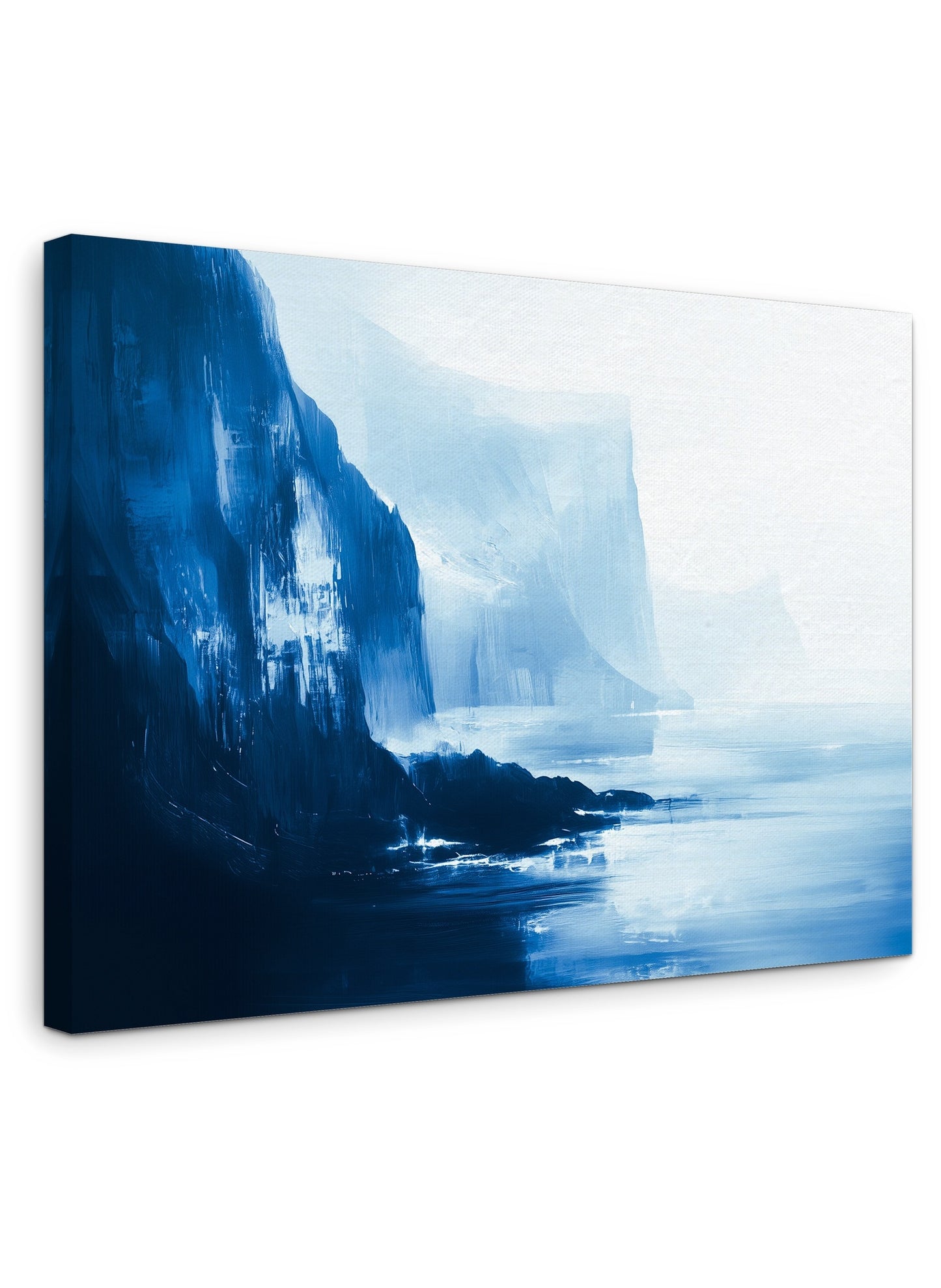 Blue Silence - Gallery wall set with canvas prints