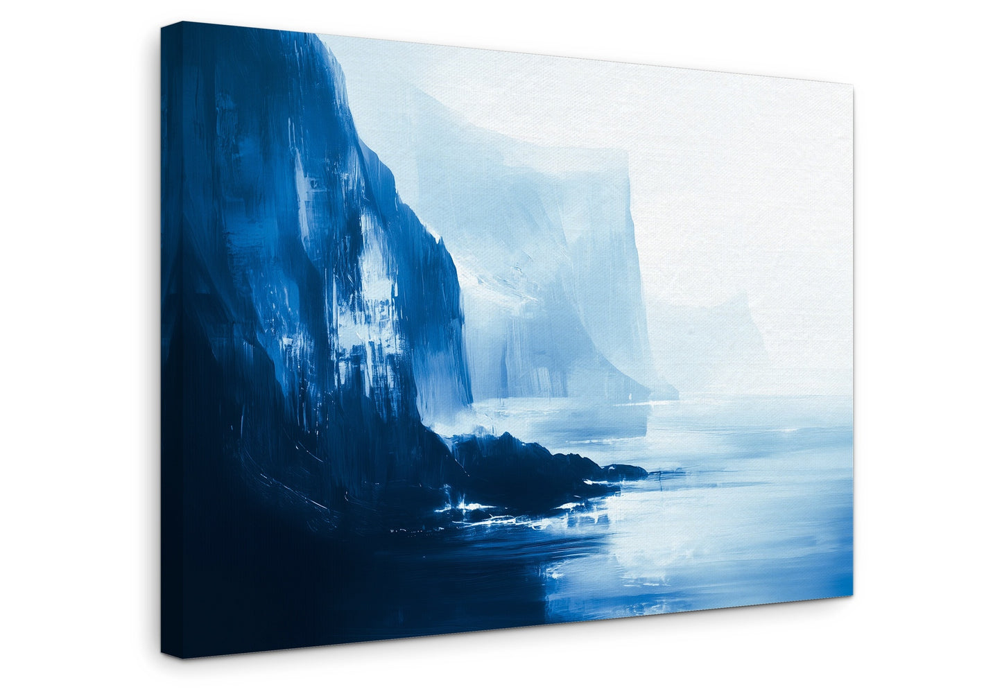 Blue Silence - Gallery wall set with canvas prints