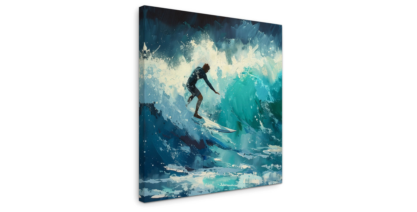 Brushed by the Blue - Gallery wall set with canvas prints