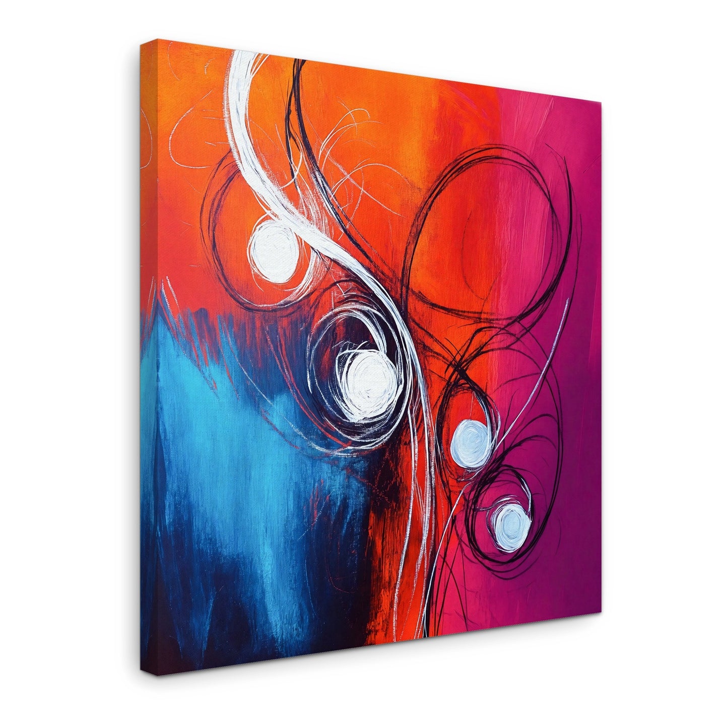 Arctic Flames - Gallery wall set with canvas prints