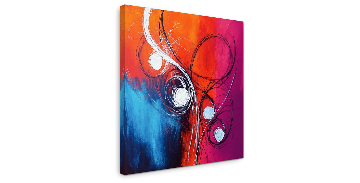 Arctic Flames - Gallery wall set with canvas prints
