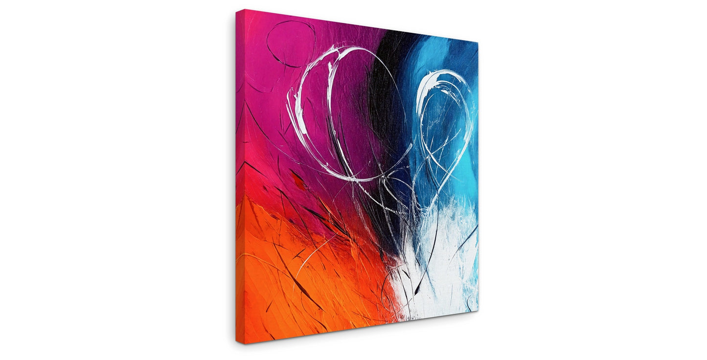 Arctic Flames - Gallery wall set with canvas prints