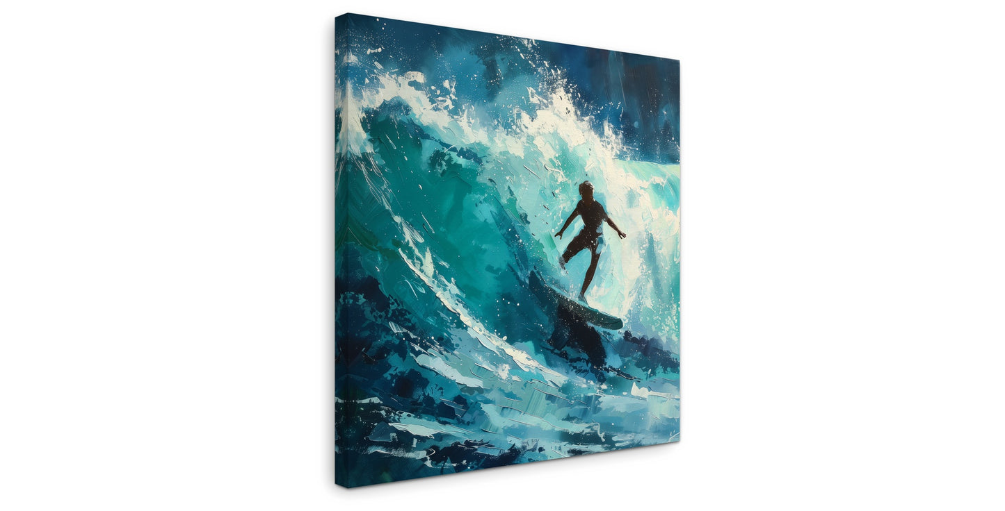 Brushed by the Blue - Gallery wall set with canvas prints