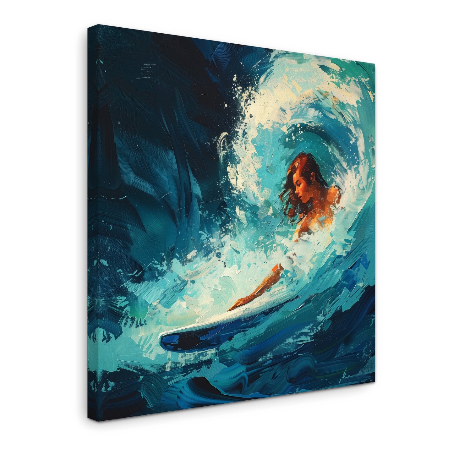 Brushed by the Blue - Gallery wall set with canvas prints
