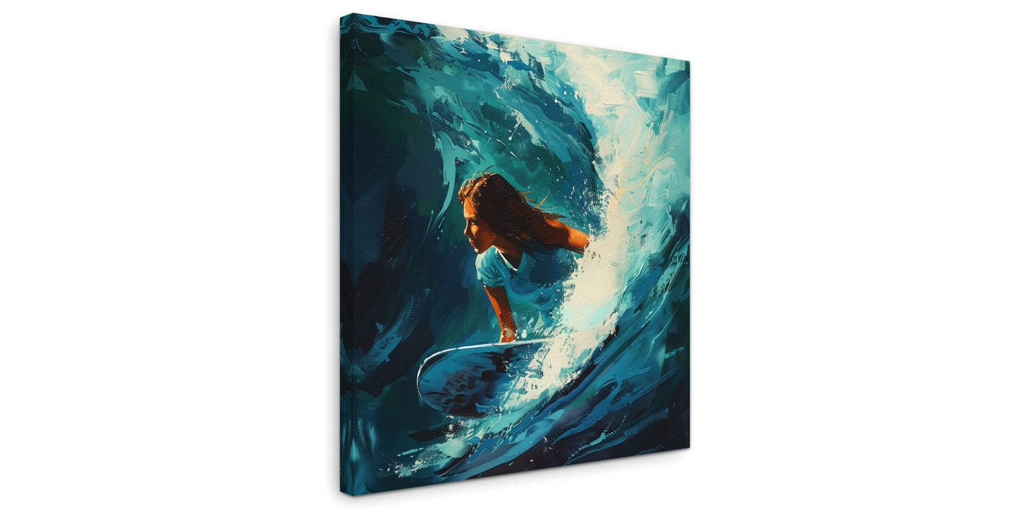 Brushed by the Blue - Gallery wall set with canvas prints