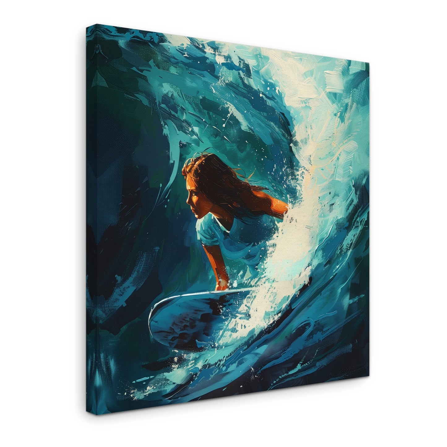 Brushed by the Blue - Gallery wall set with canvas prints
