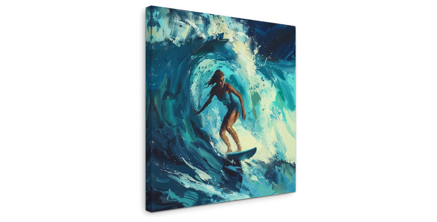 Brushed by the Blue - Gallery wall set with canvas prints
