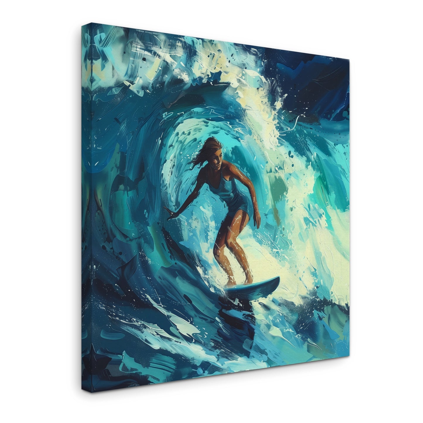 Brushed by the Blue - Gallery wall set with canvas prints