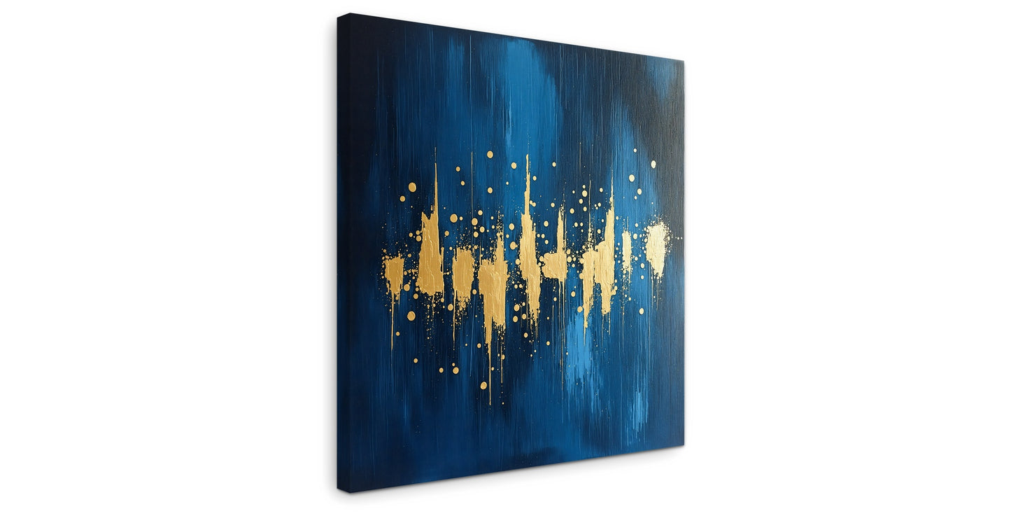 Gold Code - Gallery wall set with canvas prints
