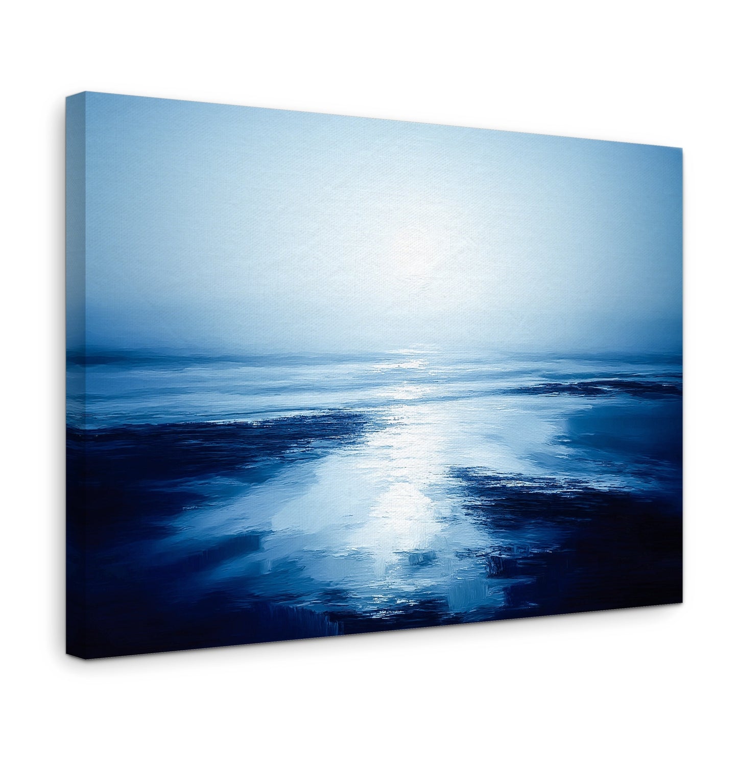 Blue Silence - Gallery wall set with canvas prints