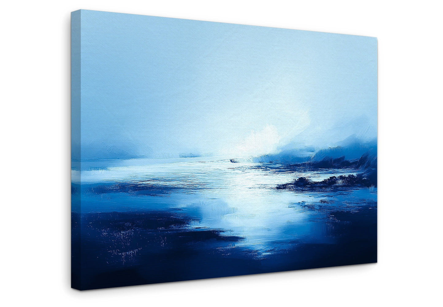 Blue Silence - Gallery wall set with canvas prints