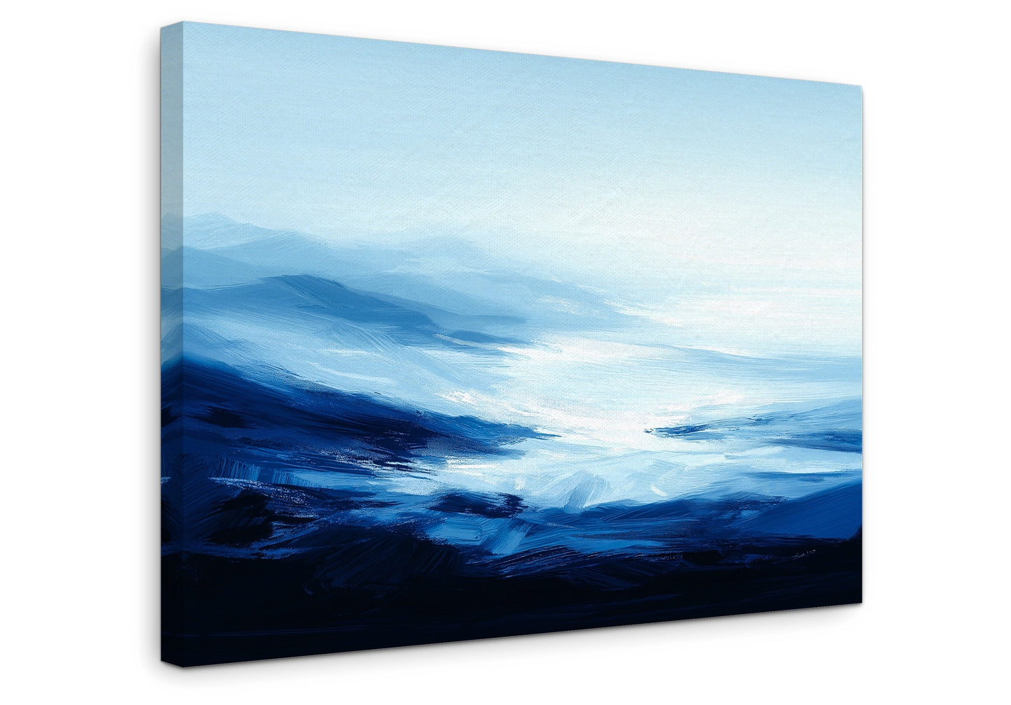 Blue Silence - Gallery wall set with canvas prints