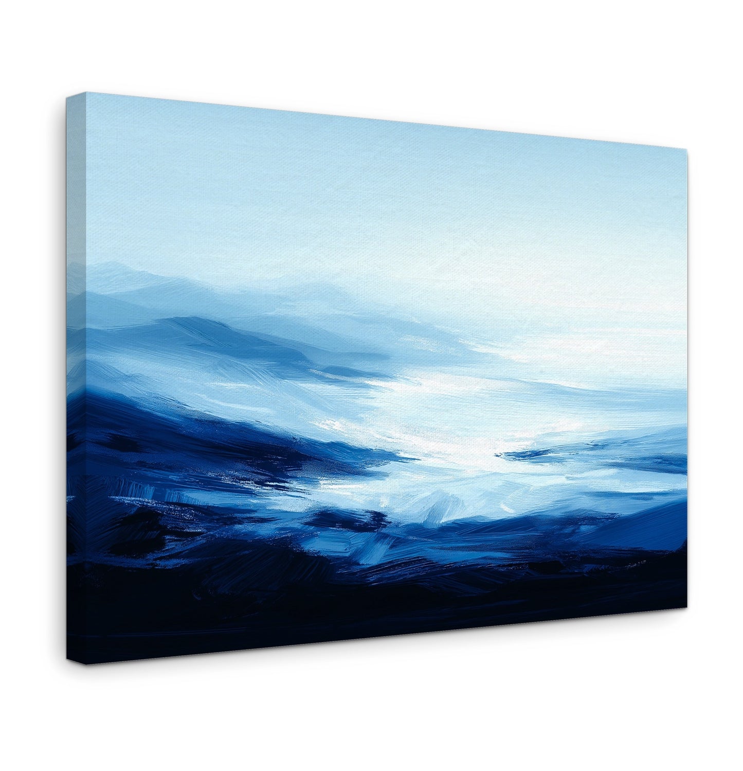Blue Silence - Gallery wall set with canvas prints