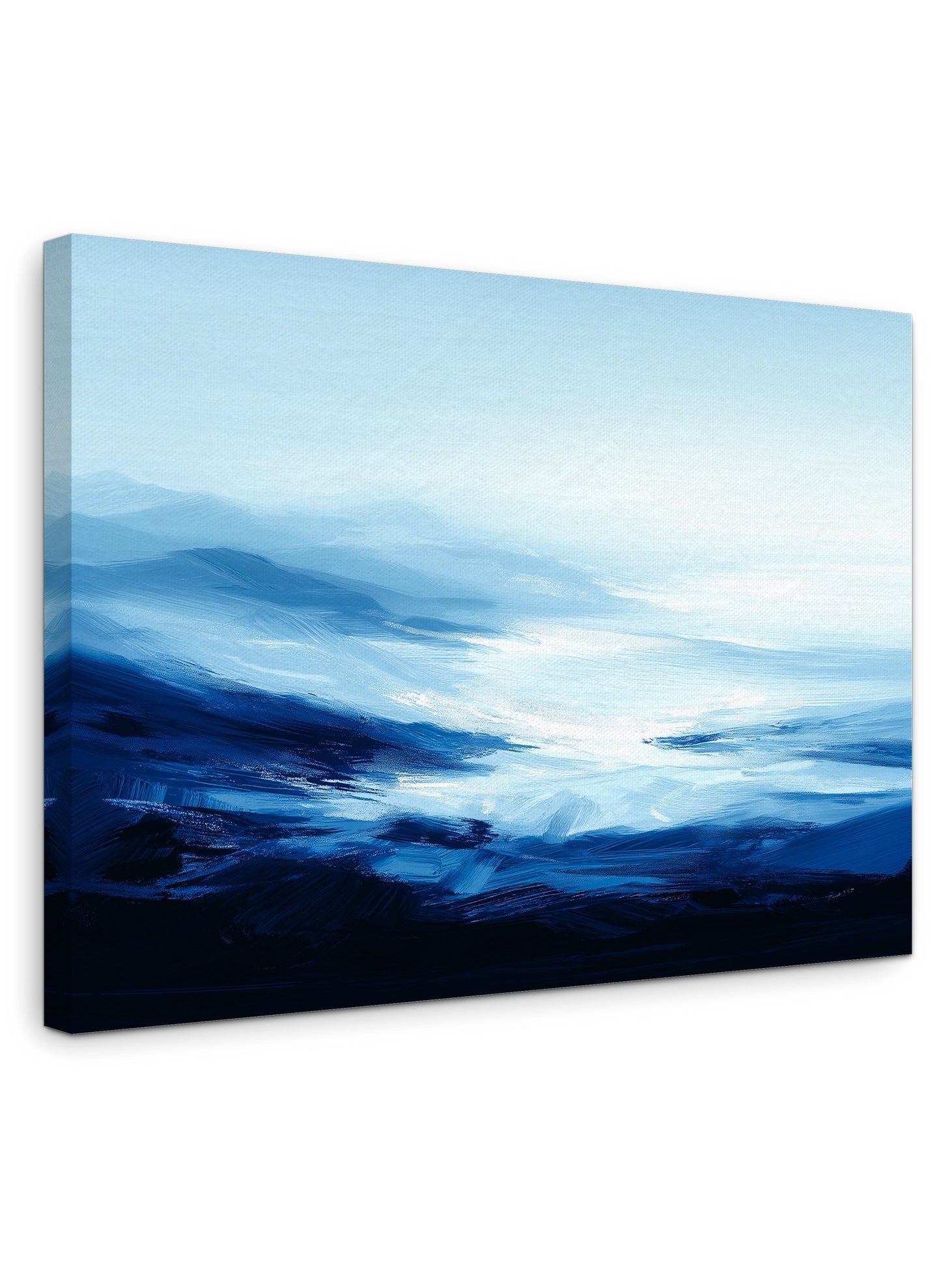 Blue Silence - Gallery wall set with canvas prints