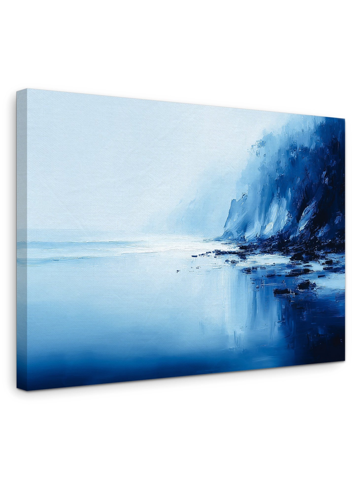 Blue Silence - Gallery wall set with canvas prints