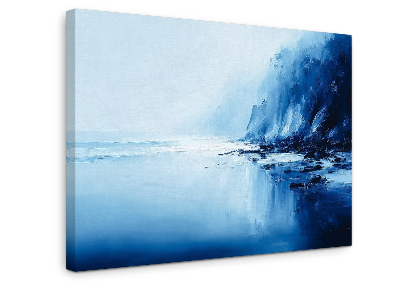Blue Silence - Gallery wall set with canvas prints