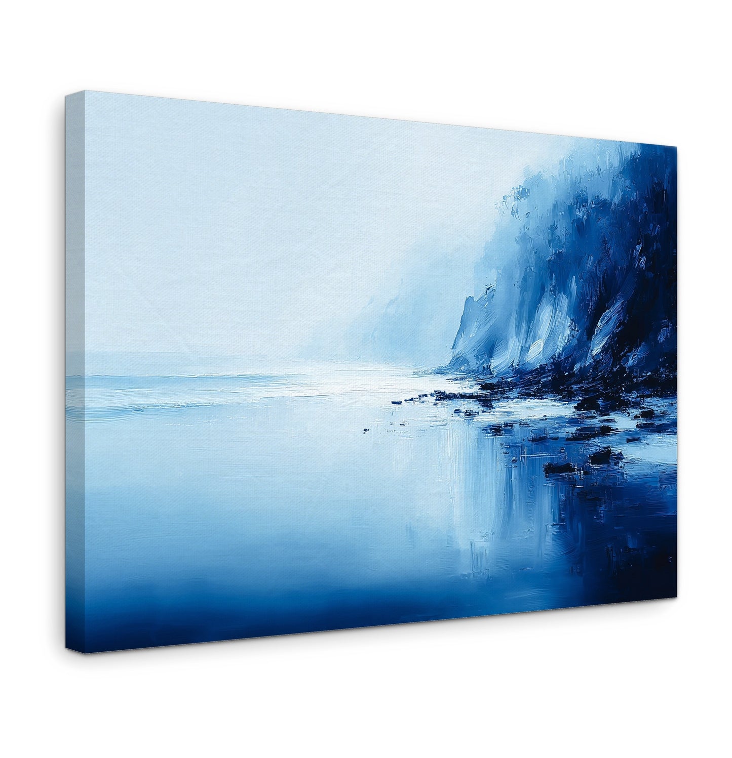 Blue Silence - Gallery wall set with canvas prints