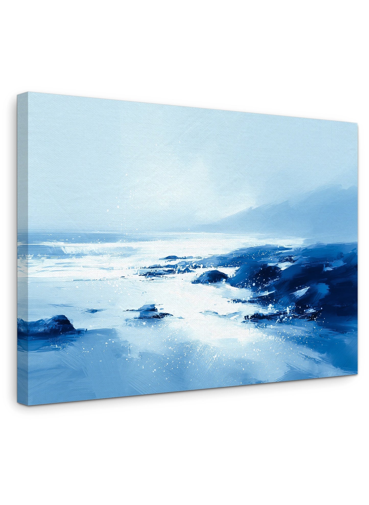 Blue Silence - Gallery wall set with canvas prints